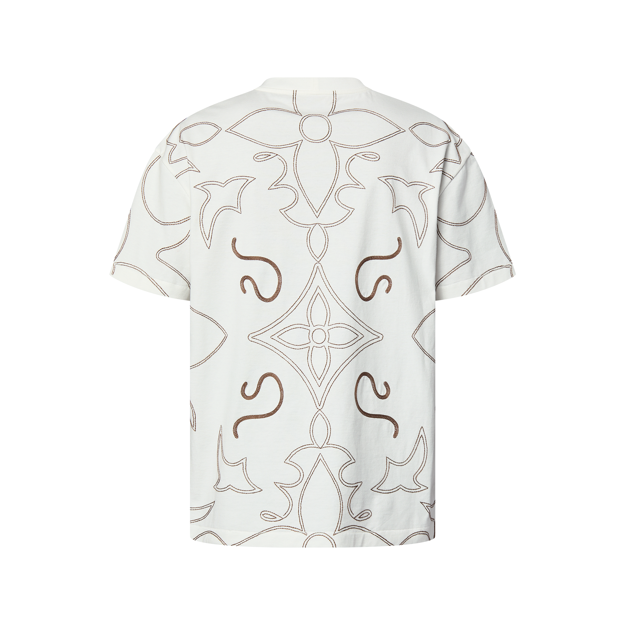 Embroidered Cotton T-Shirt - Ready-to-Wear 1AFWVN | LOUIS VUITTON